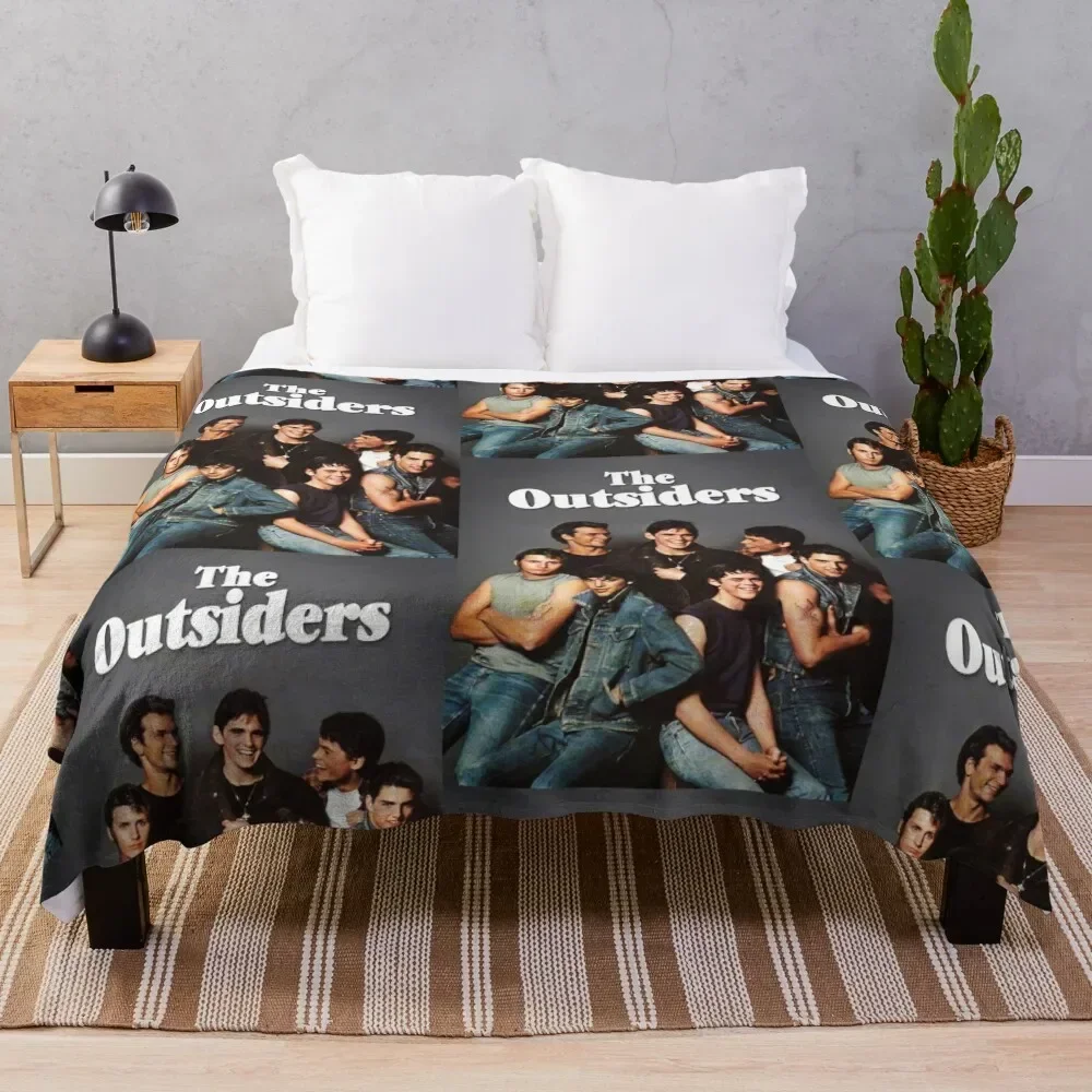 

The Outsiders movie 1983 Throw Blanket Bed Vintage Blankets