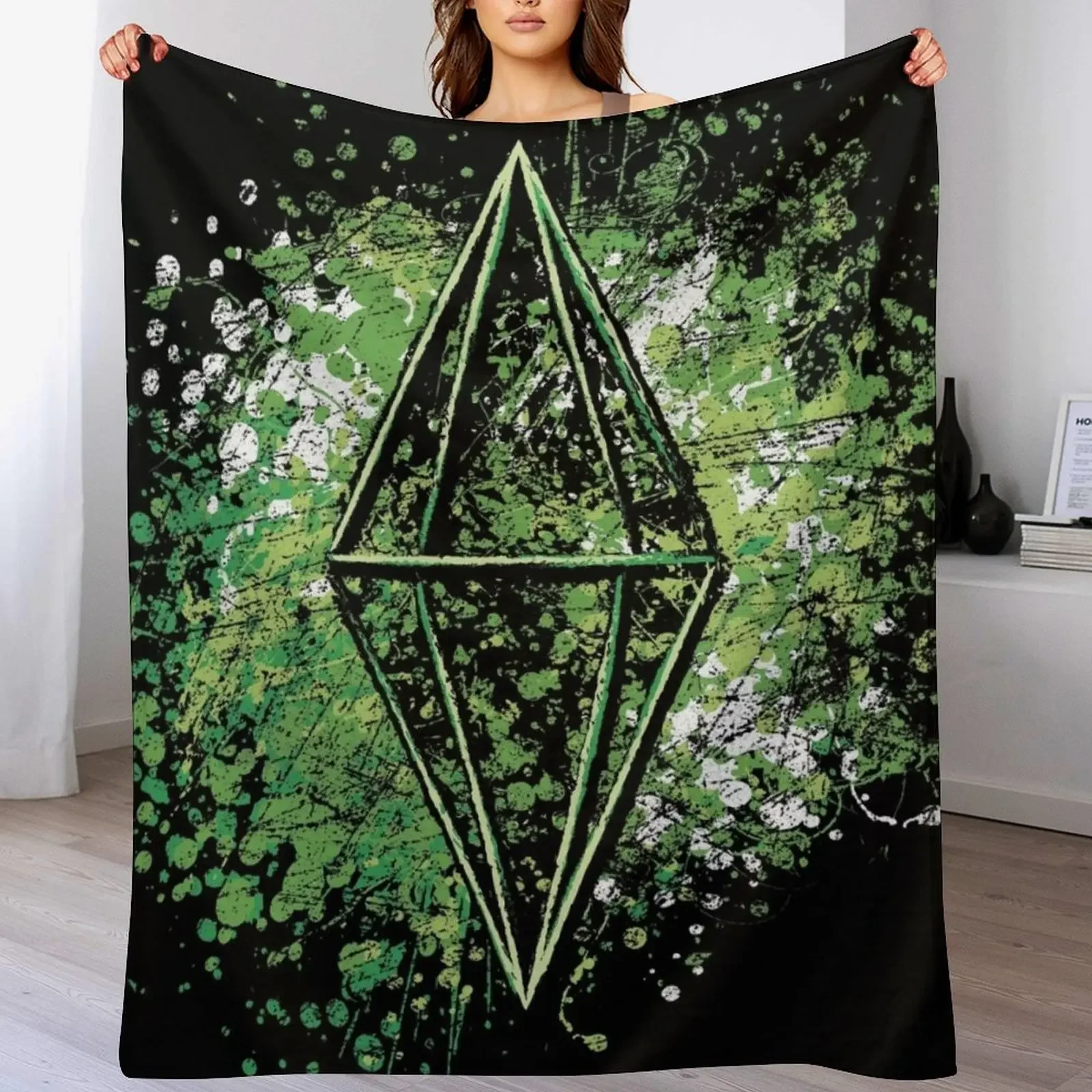 

Sims Splatter 2 Throw Blanket Anti Shedding Soft Fuzzy Blanket for Home