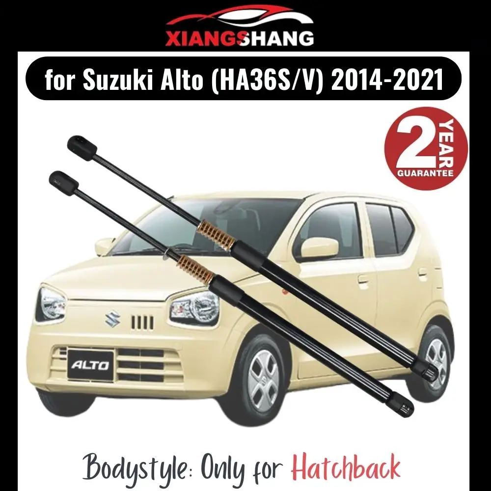 

2pcs Rear Tailgate Damper for Suzuki Alto (HA36S/V) 2014-2021 Hatchback Tailgate WITH SPRING Trunk Boot Gas Charged Gas Struts