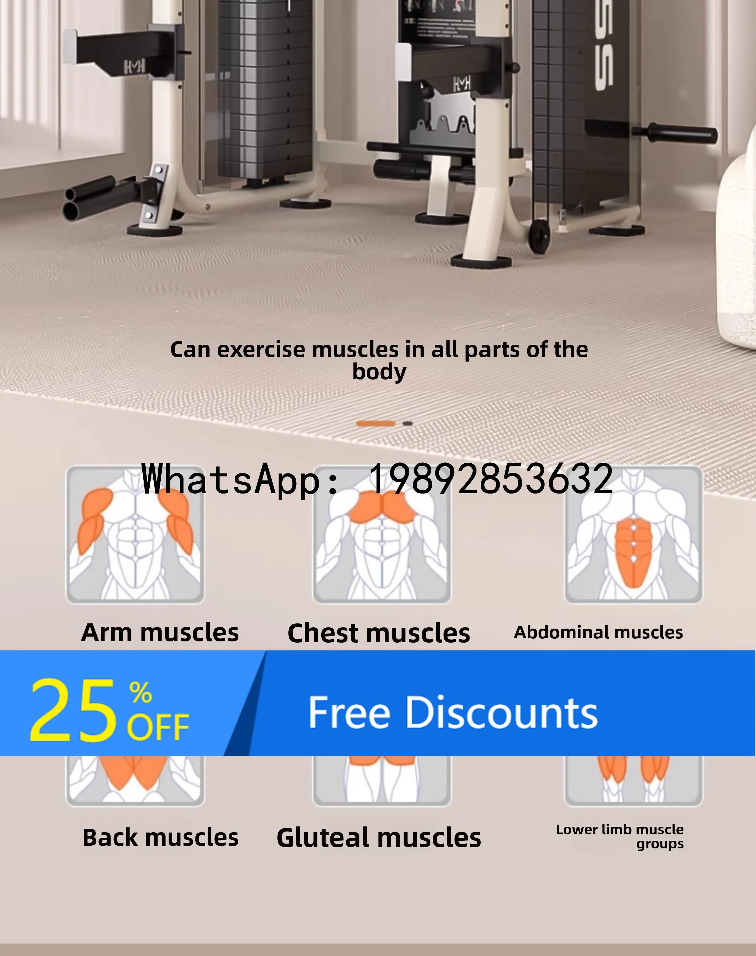 

B1 Comprehensive Training Equipment Gym Home Use Flying Bird Lat Bench Press Rack Multi-Functional All-in-One Machine