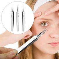 Professional Ultra-fine Acne Blackhead Removal Tweezers Beauty Tool Care Clip Skin Needles Salon Cleaner Pimples Face Deep I0J8