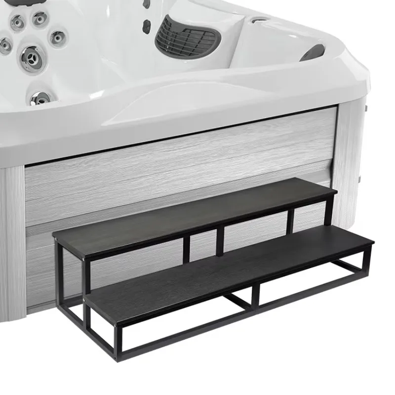 

New bathtub outdoor ladder hot tub spa stairs