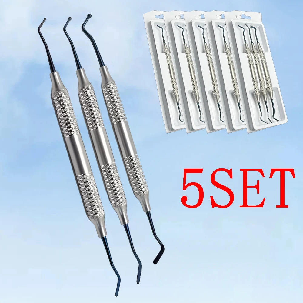 

Стоматологические автоклавируемые титановые шпатели, набор инструментов для наполнения композитной смолой для стоматологической лаборатории, прочные инструменты для ремонта