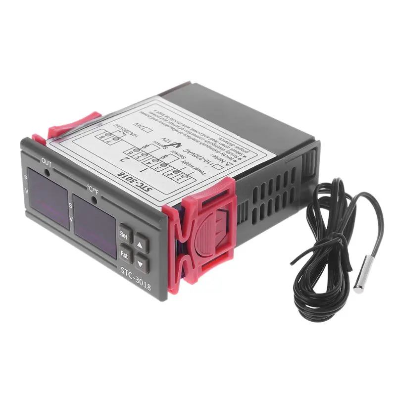 Digital Temperature Controller Centigrade Thermostat 110-220V Heating 10A Drop Shipping