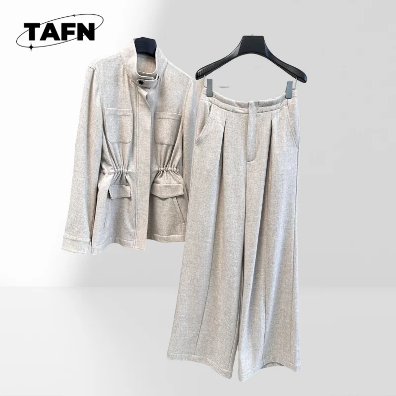 طقم سراويل نسائية متعددة الاستخدامات للأعمال والملابس الكاجوال طقم سراويل نسائية عصرية - وملابس غير رسمية AI1542