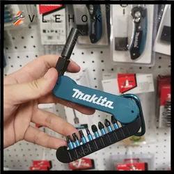 Makita Screwdriver Bit Set 10Pcs Hexagonal Cross Electric Screwdriver Bits Magnetic Sleeve PH1 PH2 PH3 T15 T20 T25 T30 E-15849