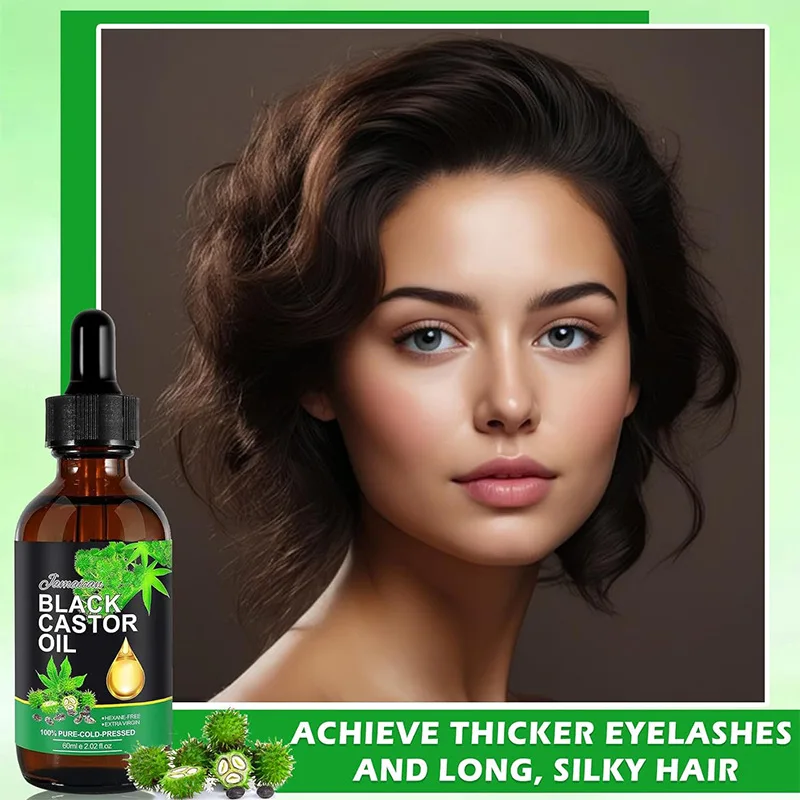 

Ямайское черное касторовое масло, органическое чистое ямайское черное касторовое масло, 60 мл