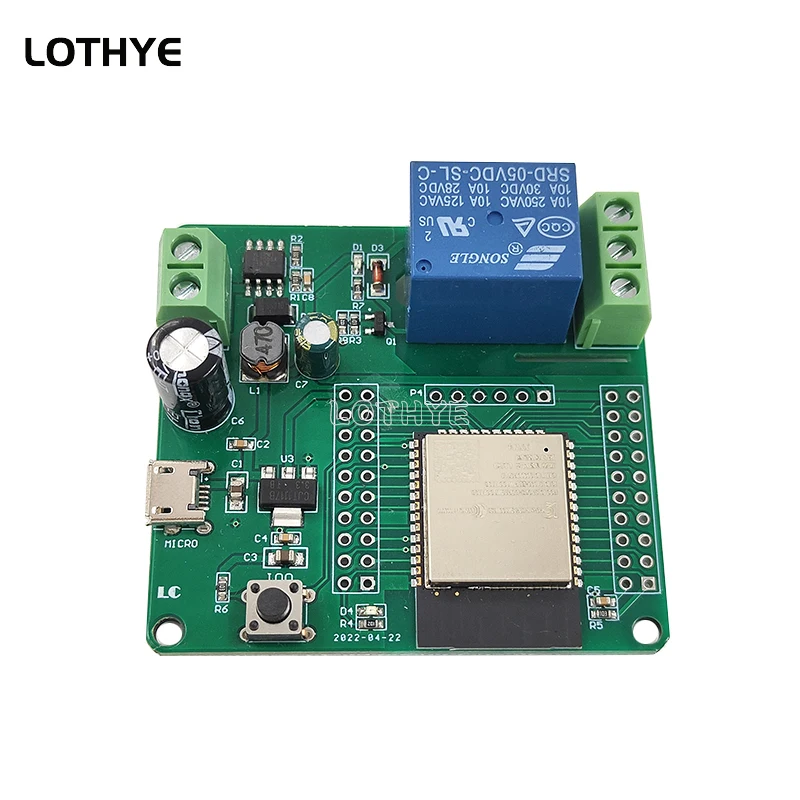 DC 7-60V Stromversorgung ESP32 Einzelkreis-Relaismodul Drahtlose Steuerung ESP32 Entwicklungsboard ESP-32 ESP32 Smart Home
