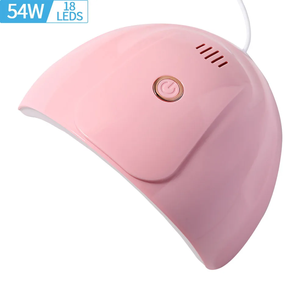 

LINMANDA Pink UV LED Lamp For Curing All Gel 18 UV Lamp Beads Drying All Gel Polish USB Charge Professional Manicure Equipment