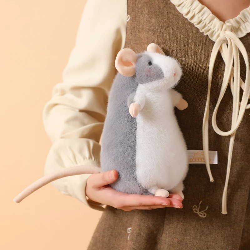 

15/21cm Cute Flower Branch Mouse Plush Pendant Kawaii Mouse Backpack Decro Stufffed Animal Happy Birthday Gifts