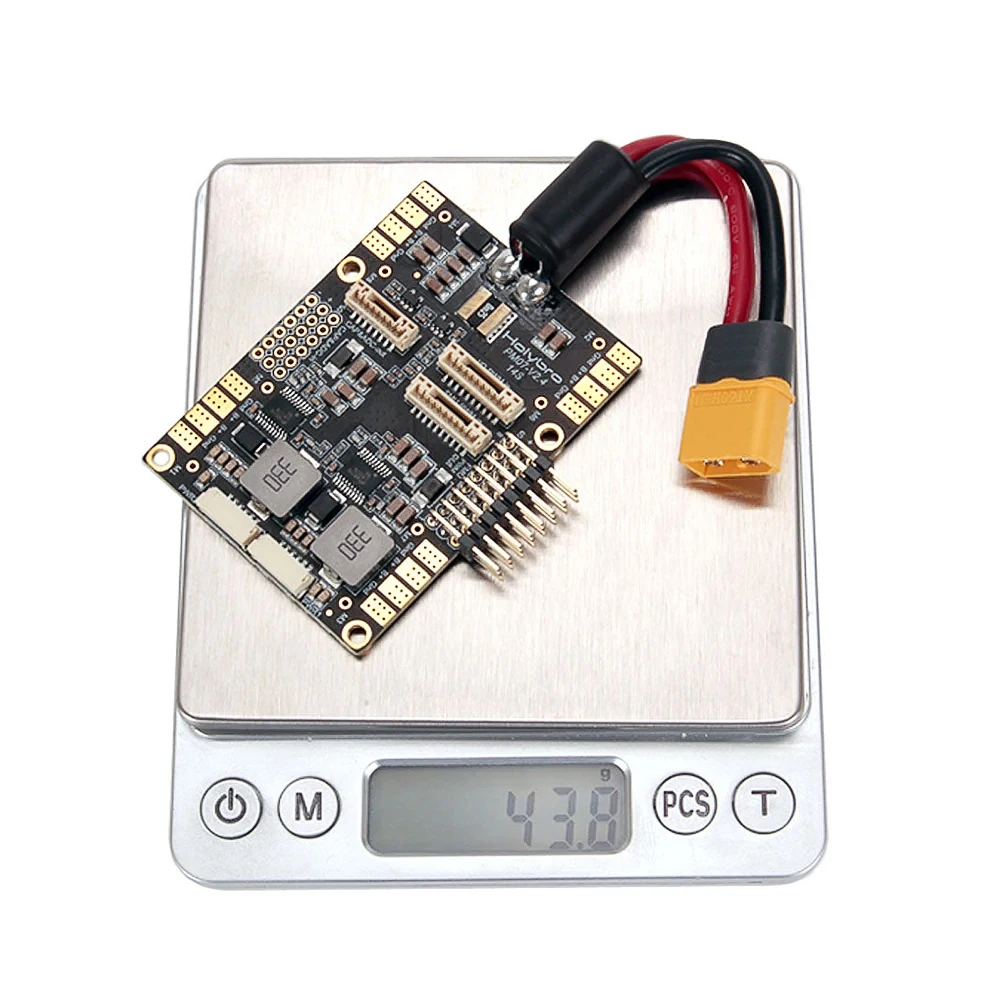 โมดูลจัดการพลังงาน HolyBro PM07 พร้อม UBEC 5V 2-12s สำหรับ Pixhawk 4 PX4 Flight Controller อะไหล่โดรนแข่ง RC FPV