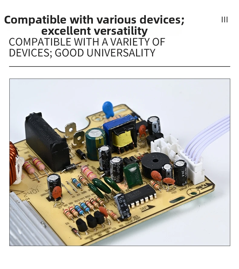 Replacement Induction Cooker Control Mainboard High Power Dual Circuit PCB Repair Part For Home Kitchen Appliance Maintenance