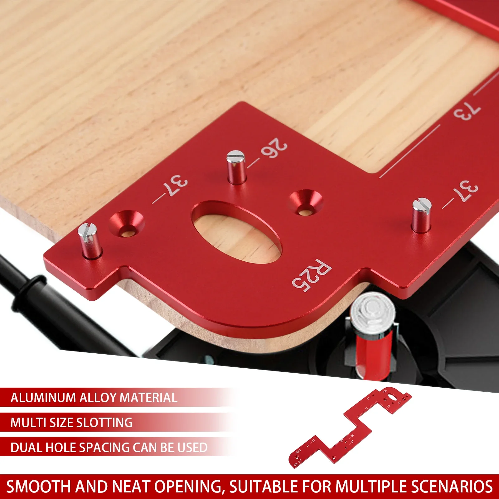 Ferramenta de posicionamento de slot de modelo de entalhe de alça embutida invisível, para alça de cozinha de guarda-roupa, porta de armário sem necessidade de alça