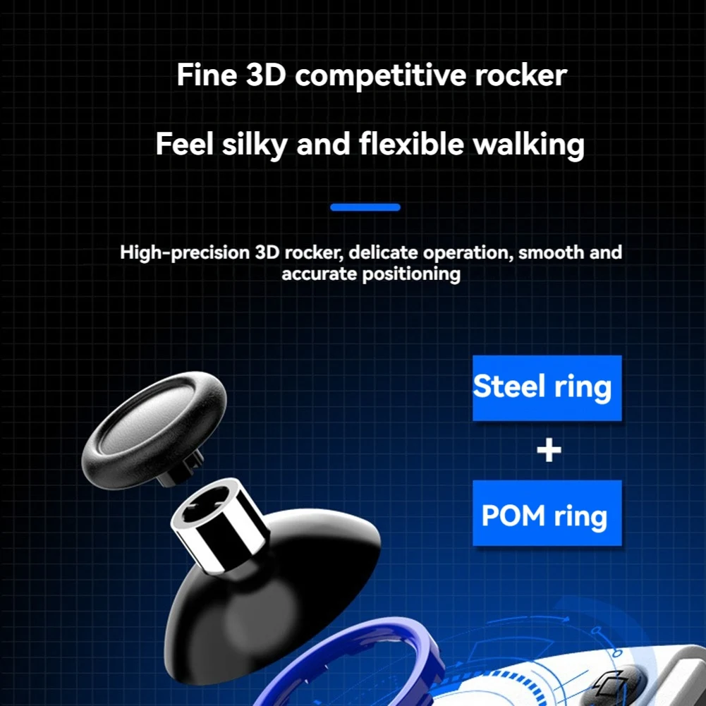D11 Stretching Wireless Game Controller for SWITCH/Android/ IOS Tablet Multi-Function Streaming Joystick White