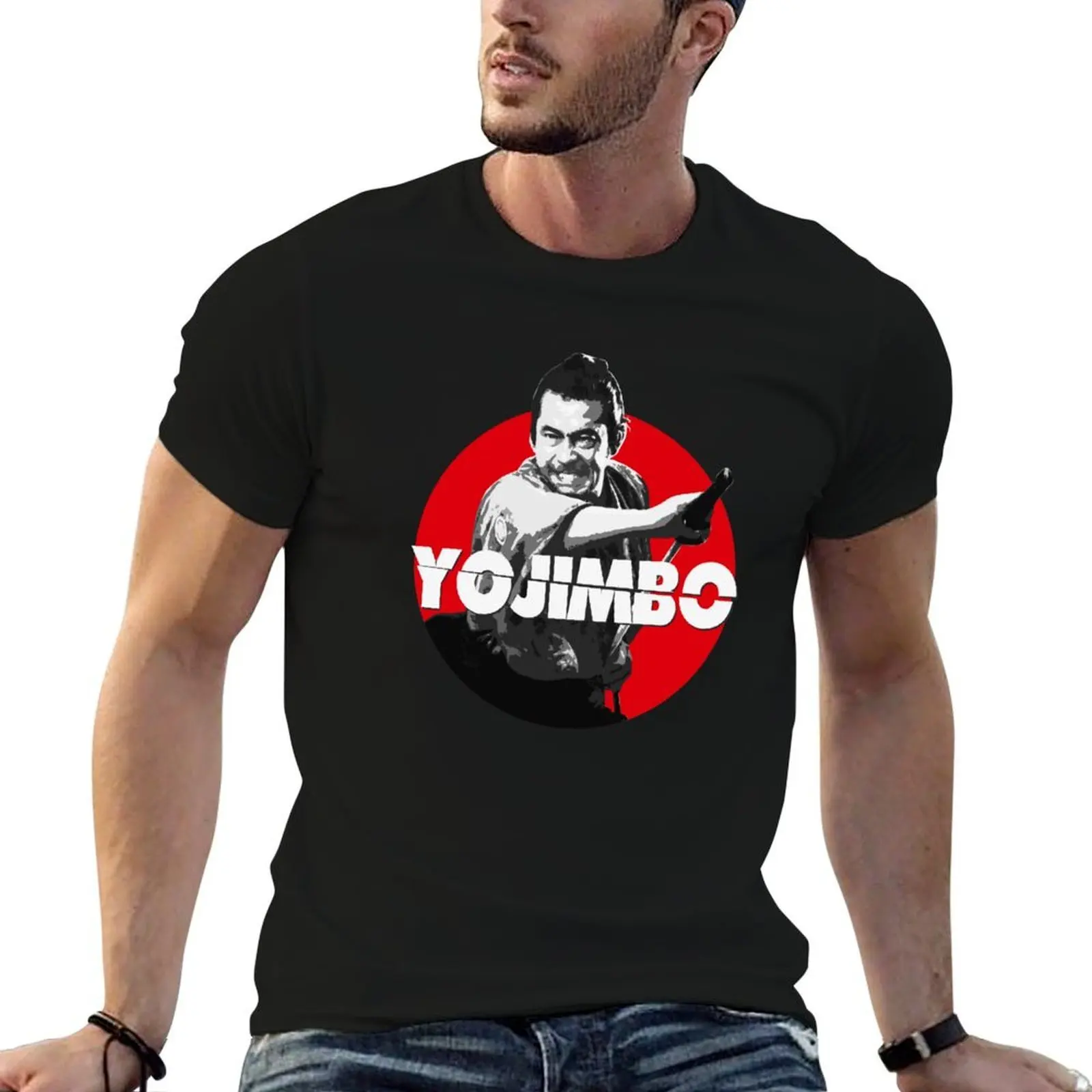 

graphic Mifune Toshiro - Yojimbo t shirts shirts mens oversize man t shirt cotton heavy T-Shirt t anime