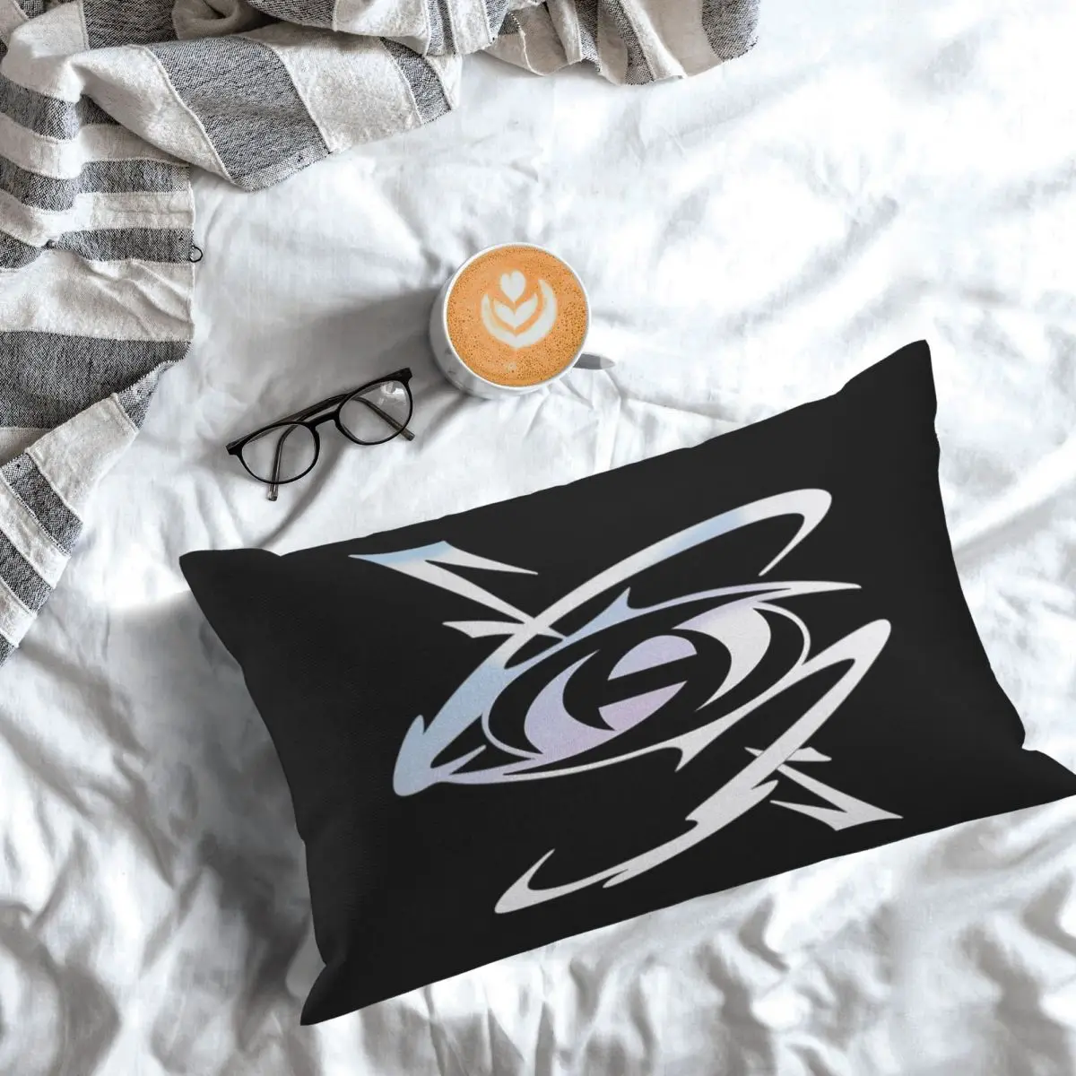 Kpop ATEEZs Logo A TEEnager Zs Rectangle Pillowcase Cushion Cover Decor Bedroom Bed Home Comfort Throw Pillow