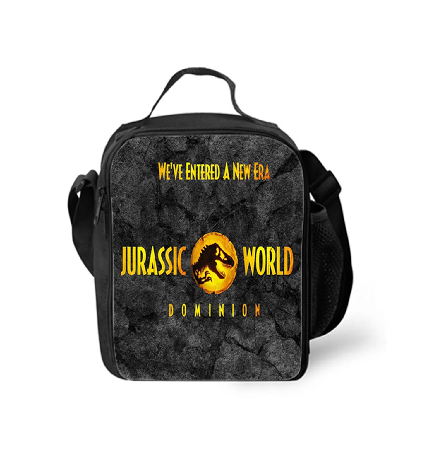 

Little Children Reusable School Leak Proof Cooler Bag,Jurassic World Classic Lunch Box for Picnic Camping