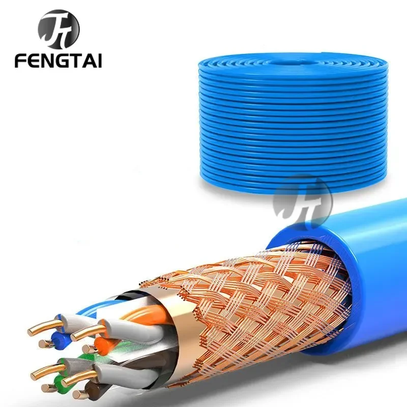 

ethernet cable Network Lan Cable Gigabit Cat6 FTP 10GBit Cat6 Installation Copper Wires Indoor RJ 45 Ethernet Cable Cat6 Patch P