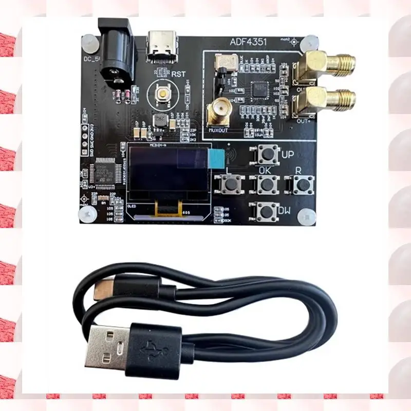 

ABGN Single Chip Microcomputer Phase-Locked Module ADF4351 RF Signal Generator ADF4351 Onboard Module