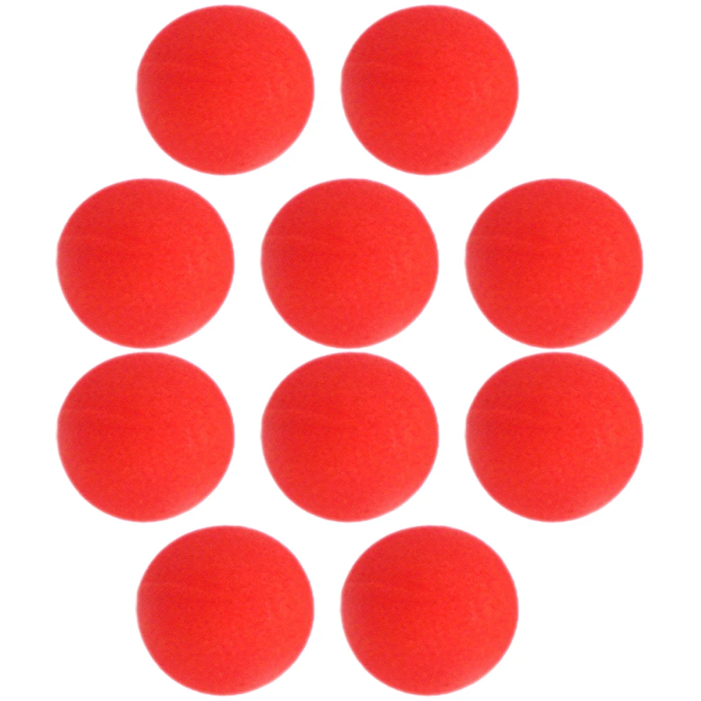 

10 Pcs Sponge Ball Red Magician Balls Trick Reusable Round Shaped Classical Soft Lightweight Foam
