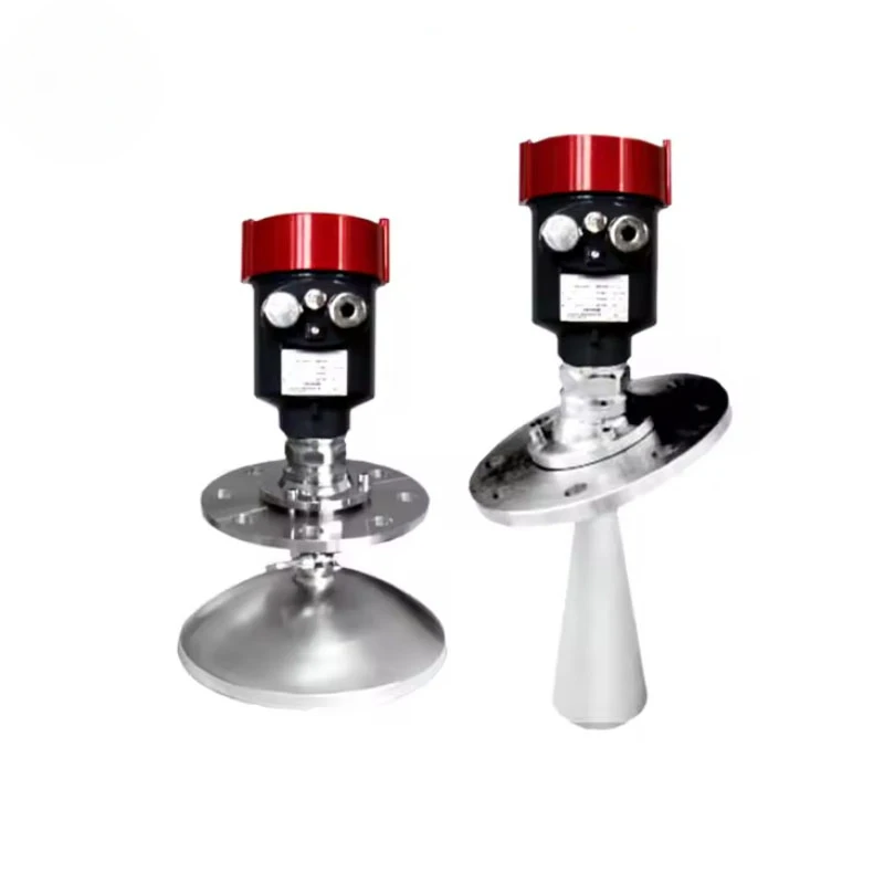 مستشعر قياس الاتصال المباشر، صلب، مسحوق، جزيئات، حبيبات سائلة ZHIAN-609 مقياس مستوى رادار الموجة الموجهة