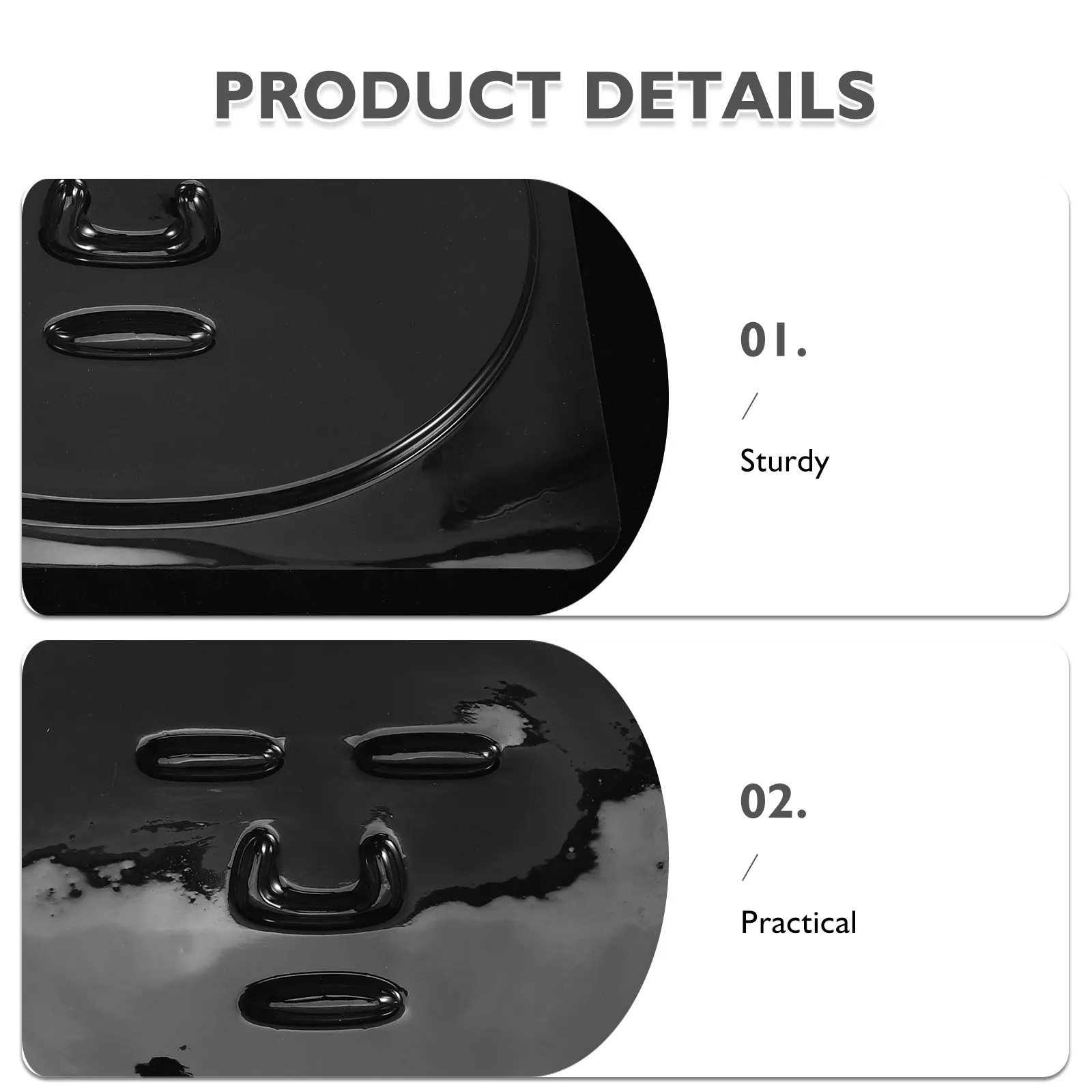 20Pcs Seaweed Face Mask Mold DIY Facial Mask Making Tray Kit Reusable Plastic Mold for Home Beauty Spa Skincare Supplies