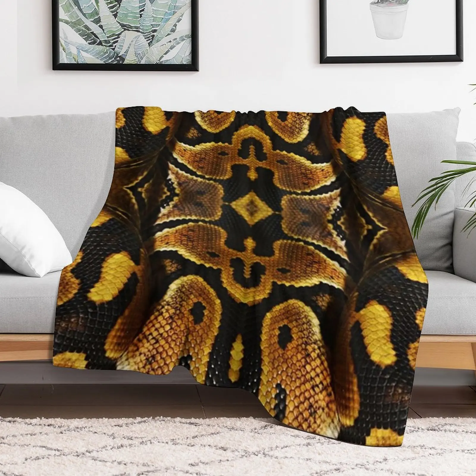 Ball Python Throw Blanket Weighted cosplay anime Blankets