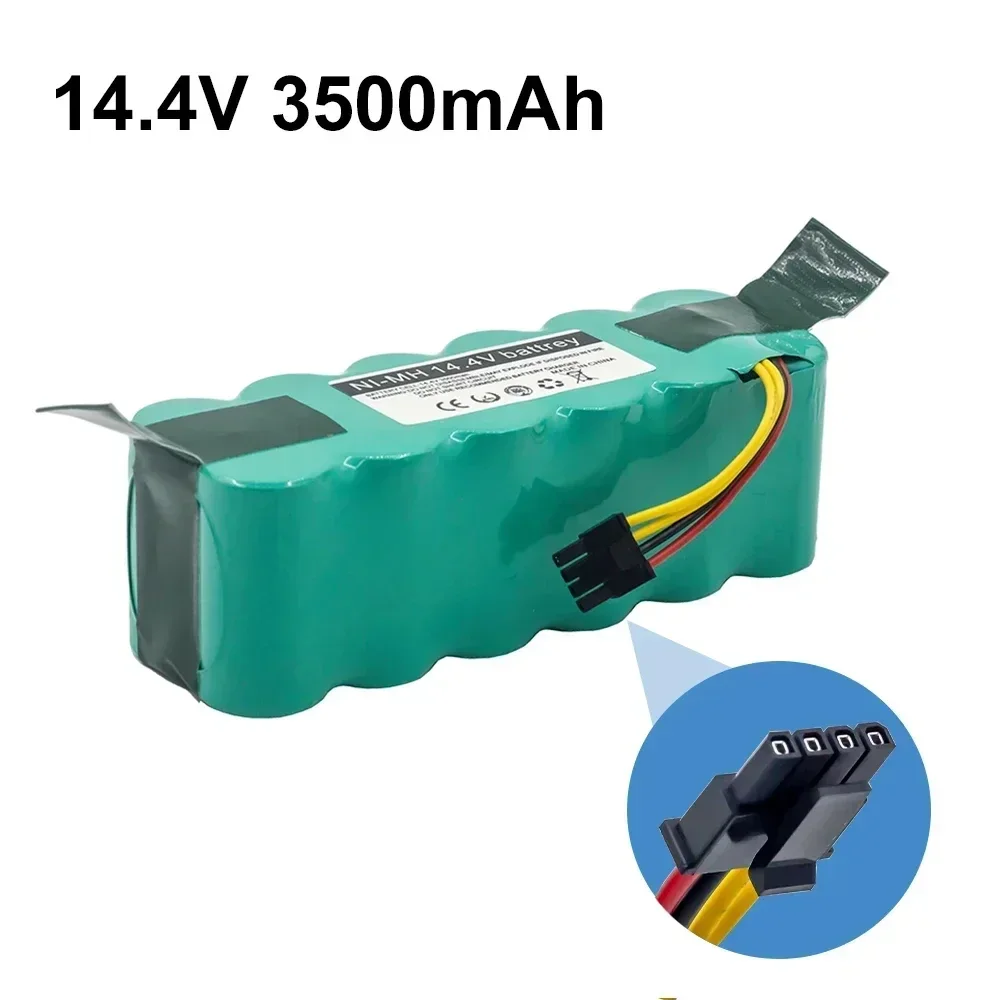 14.4v Rechargeable Battery for liectroux B3000 Kitfort KT504 for Haier Panda X580/Ecovacs Mirror CR120/Dibea X500 X580 Eje KK8