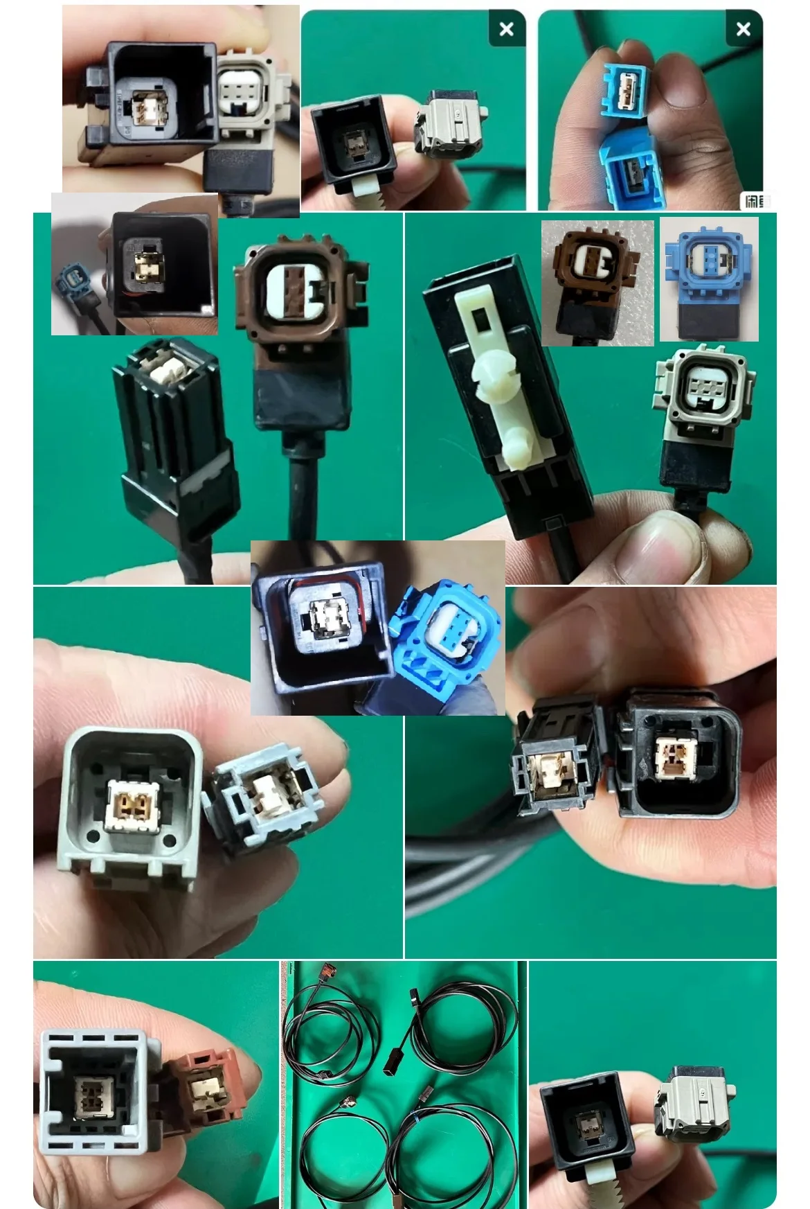 1PCS   Car connector FOR Aurora found God 360 degree ring shadow video bundle video image harness plug