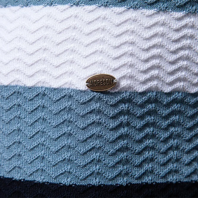 Men Polo Shirts Pullover Shirt Striped Turn Down Collar Short Sleeve Casual Shirt Spliced Zippers Loose Fit Tees 2025 Basics