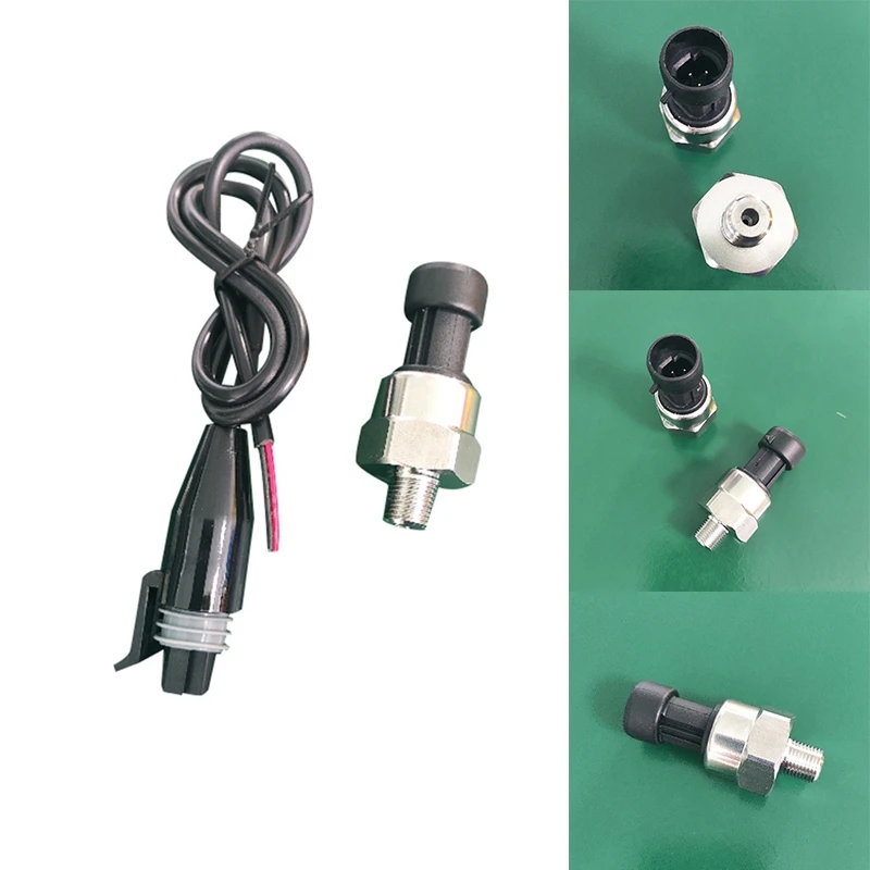 Pressure Sensor, Ceramic Chip Pressure Transmitter, 1/8Inch NPT Thread Pressure Sensor, For Oil, Fuel, Air