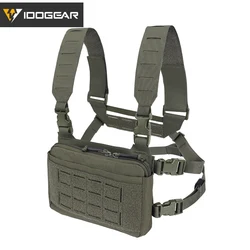 IDOGEAR-MOLLE Triplo Magazine Mag Pouch, Tatuagem Peito Rig, Saco Vest, KGR, 3319