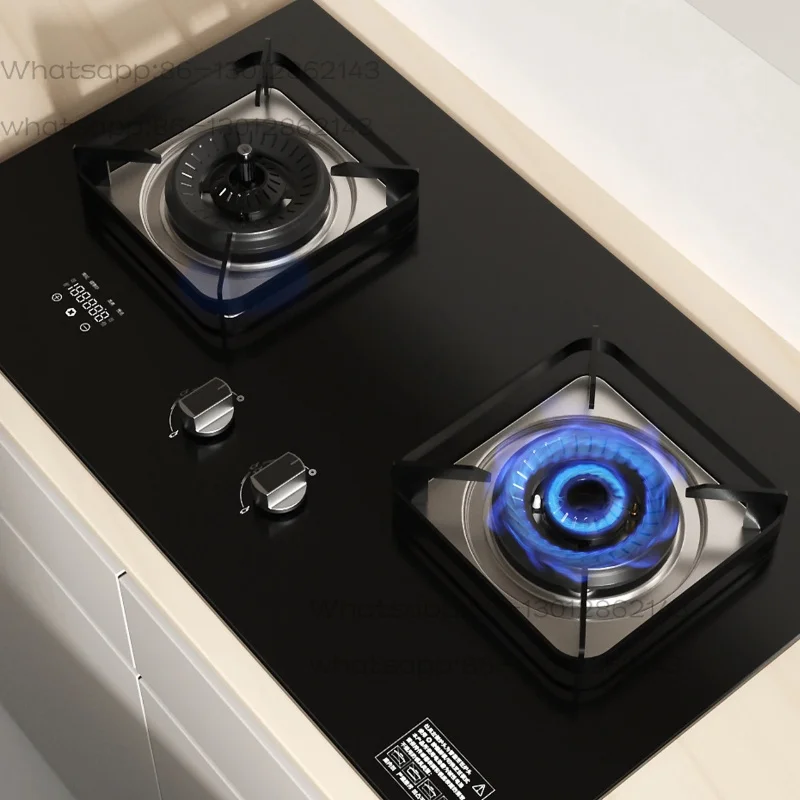 Gas Household Double Burner Built-in Natural Gas Stove Liquefied Gas High Flame Stove