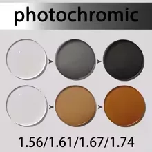 

Оптические линзы 1.553 HMC/1.56 с фотохромным покрытием, серые/коричневые, из полимерной смолы. Бесплатная доставка.