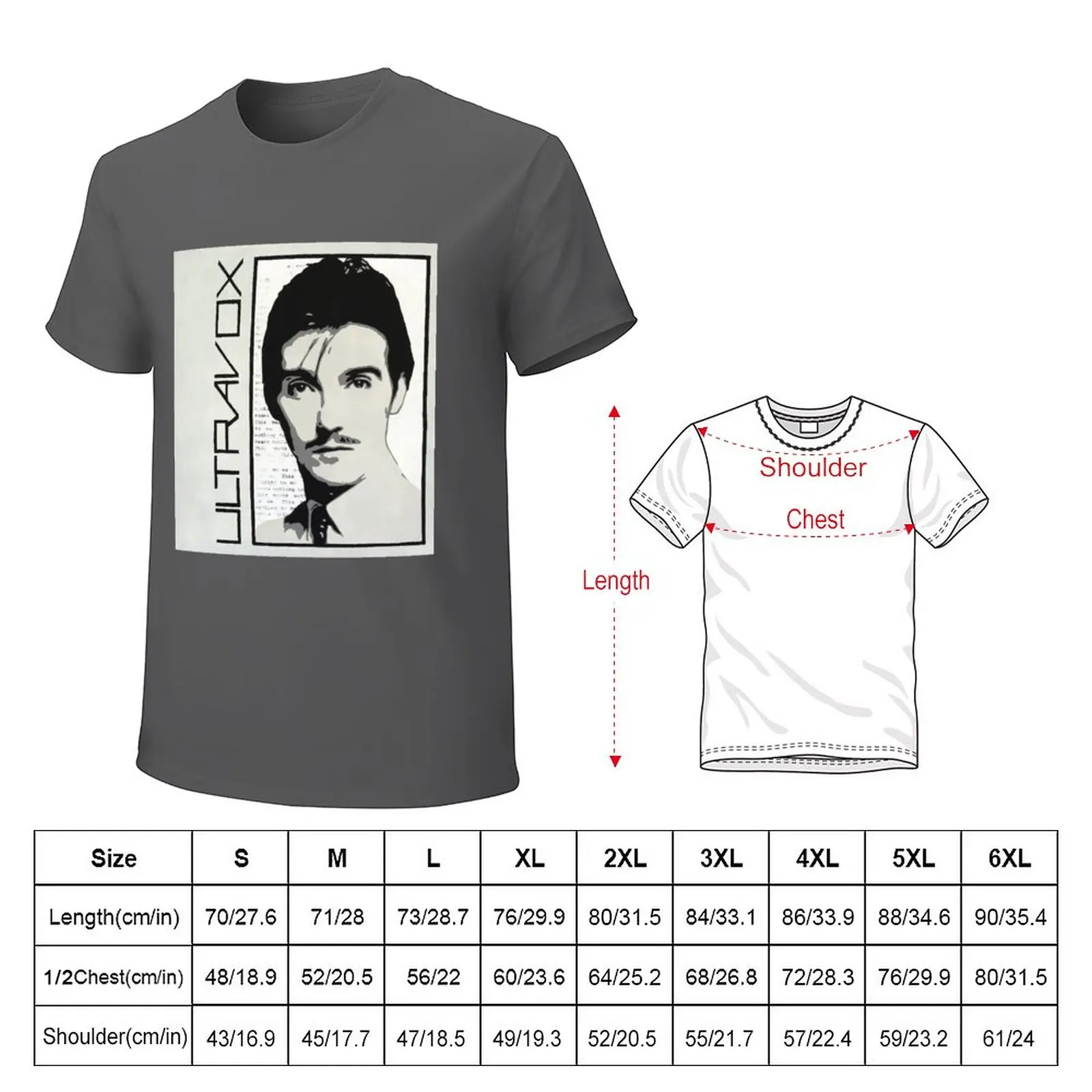 Ultravox (Midge Ure) - Vienna T-Shirt plain anime Short sleeve tee shirts graphic tees sweat shirts, men