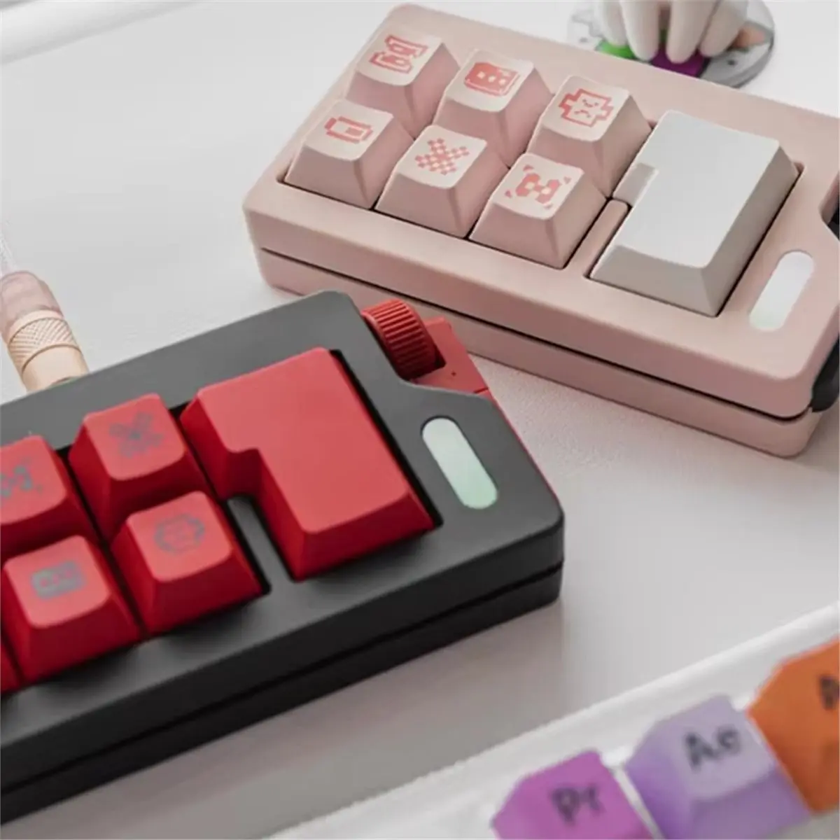 618 Mega Sale New M7Pad Wireless Bluetooth Dual-Mode Mechanical Keyboard Customize Shortcut Keys Keyboard Support BLE5.0 B