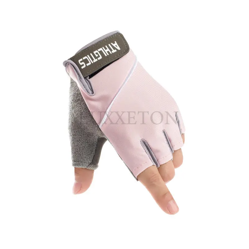 Fishing Accessories One Pair Neoprene PU Breathable Leather Pesca Fitness Carp Anti Slip Fishing Gloves Universal For All Season