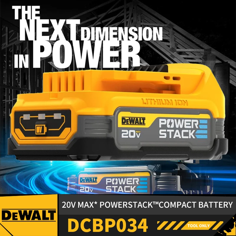 Dewalt DCBP034 Powerstack™Compact Batterij 20V Max Batterij Lithium Power Tools Onderdelen Accessoires