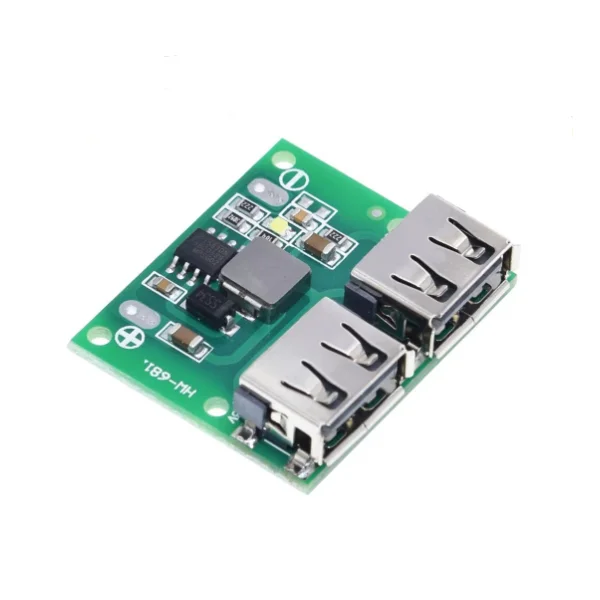 12V-24V bis 5V Dual-USB-Buchse 3A DC-DC-Auto-Laderegler-Lademodul