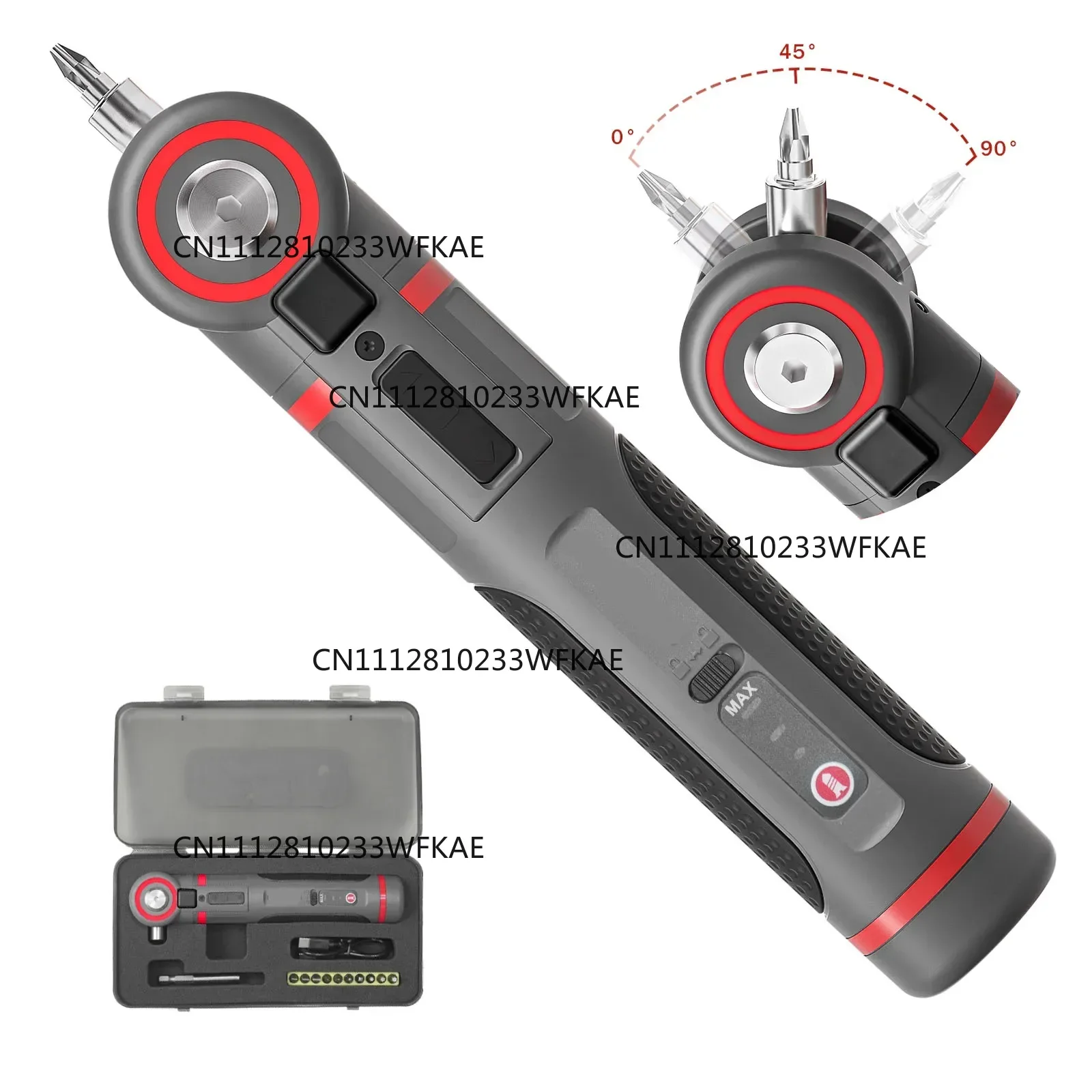 Adjustable Angle mini Electric Screwdriver Set, Handheld Screwdriver Tool for Household Lithium Power Charging