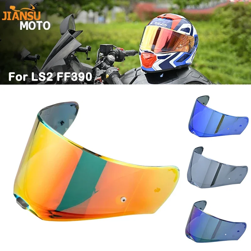 

LS2 FF390 Breaker Full Face Helmet Lens Extra Helmet Visor with Anti-fog Film Holes Only for LS2 FF390 Motorcycle Helmets