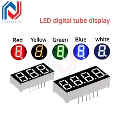 LED Digital Tube Display 0.28/0.36/0.56-Inch 3/4-Bit Co-Yin Co-Yang White/Yellow Green/Emerald Green/Blue Luminotron