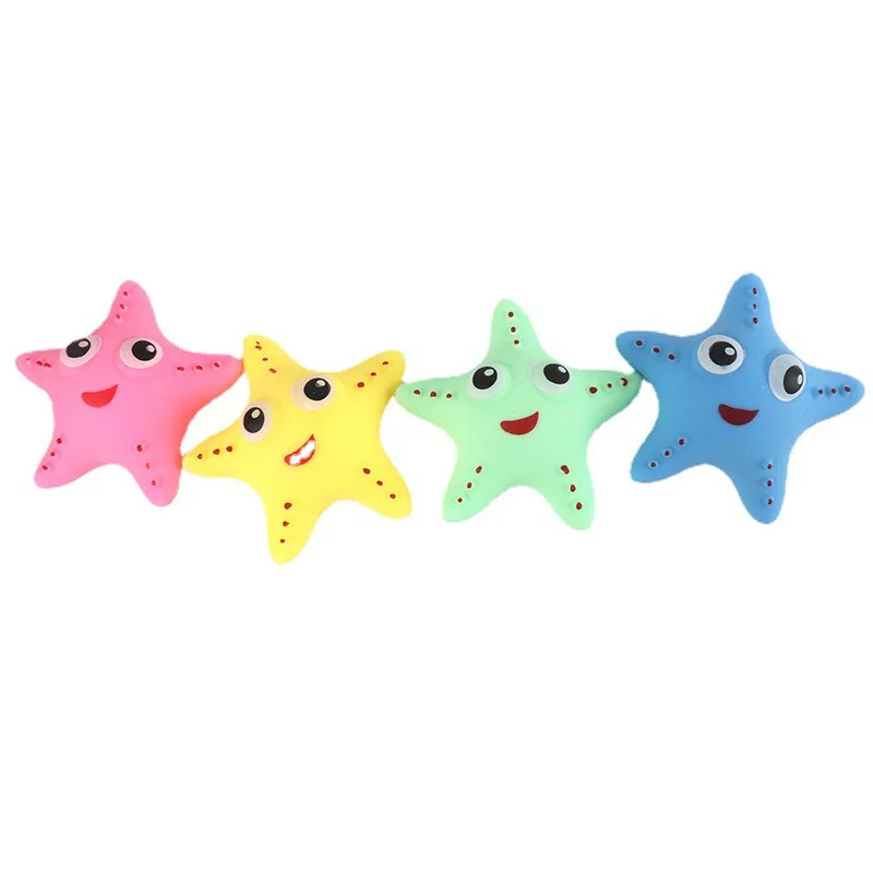 New Kids Bread Colored starfish Pinching Joy Cute Cartoon Release Ball Slow Rebound Flour Stress Relief Toy Adult Gift