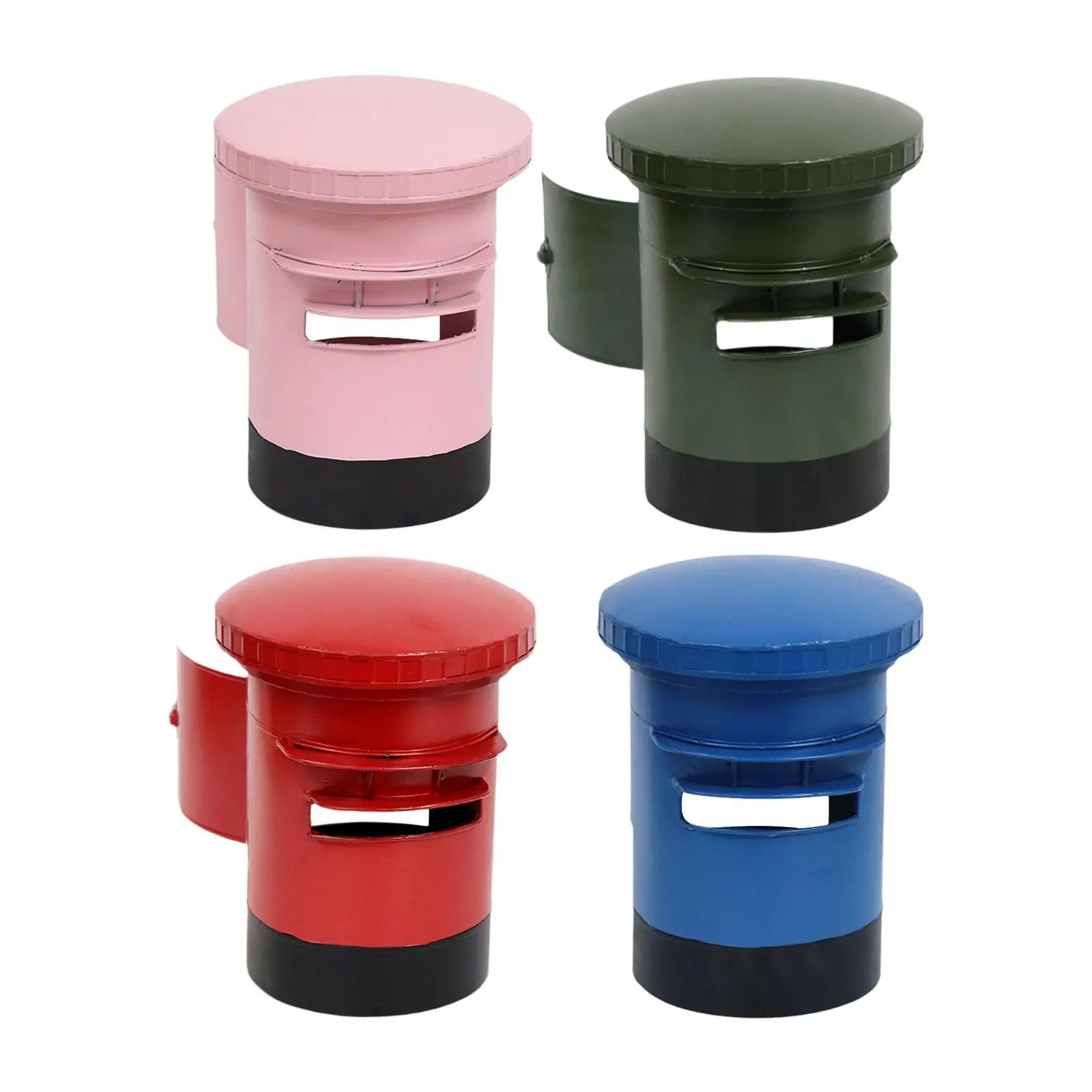 

Postbox Piggy Bank Retro Design Practical Convenient Easy to Use Postbox Decoration Postbox Ornament for Room Home Outside