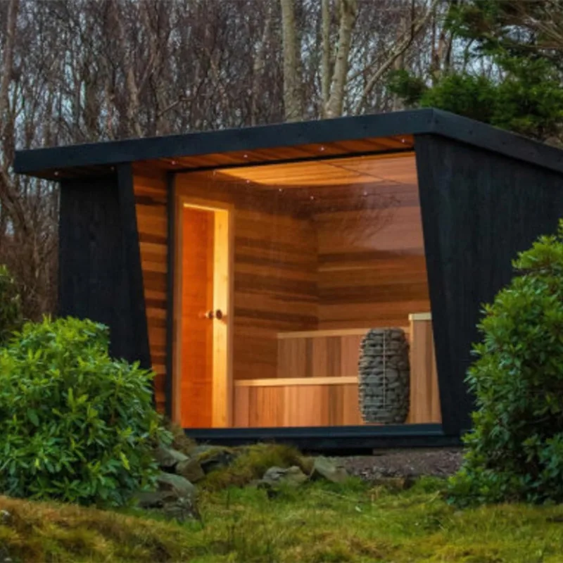 

Комбинированная паровая сауна-бочка для душа и ванны, на 4 человека, угловая, большая, класса люкс, для сада, уличная