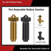 High Flow Hardened Steel Nozzles For Anycubic Kobra 2 Brass Volcano Nozzle For Kobra 2 Neo Pro Plus Max 3D Printer Parts