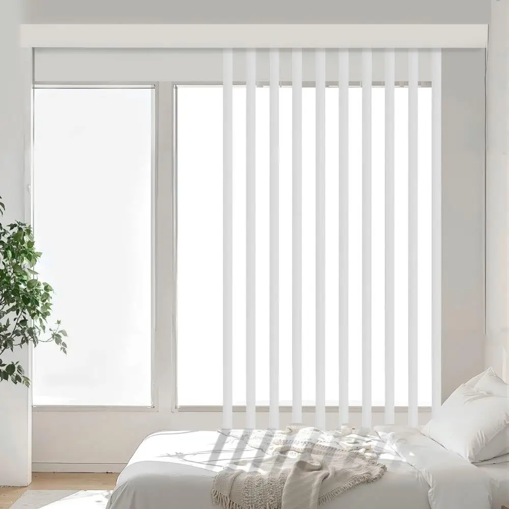 

Adjustable Vertical Blind Replacement Slats 10 Pieces Smooth Surface Durable Home Decor