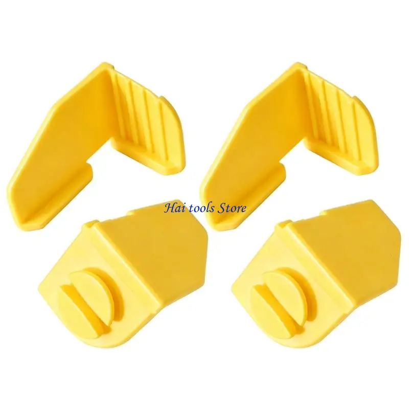 X37E Masonry Line Anchors Corner Brackets Layout Set, for Wall Corner Setups
