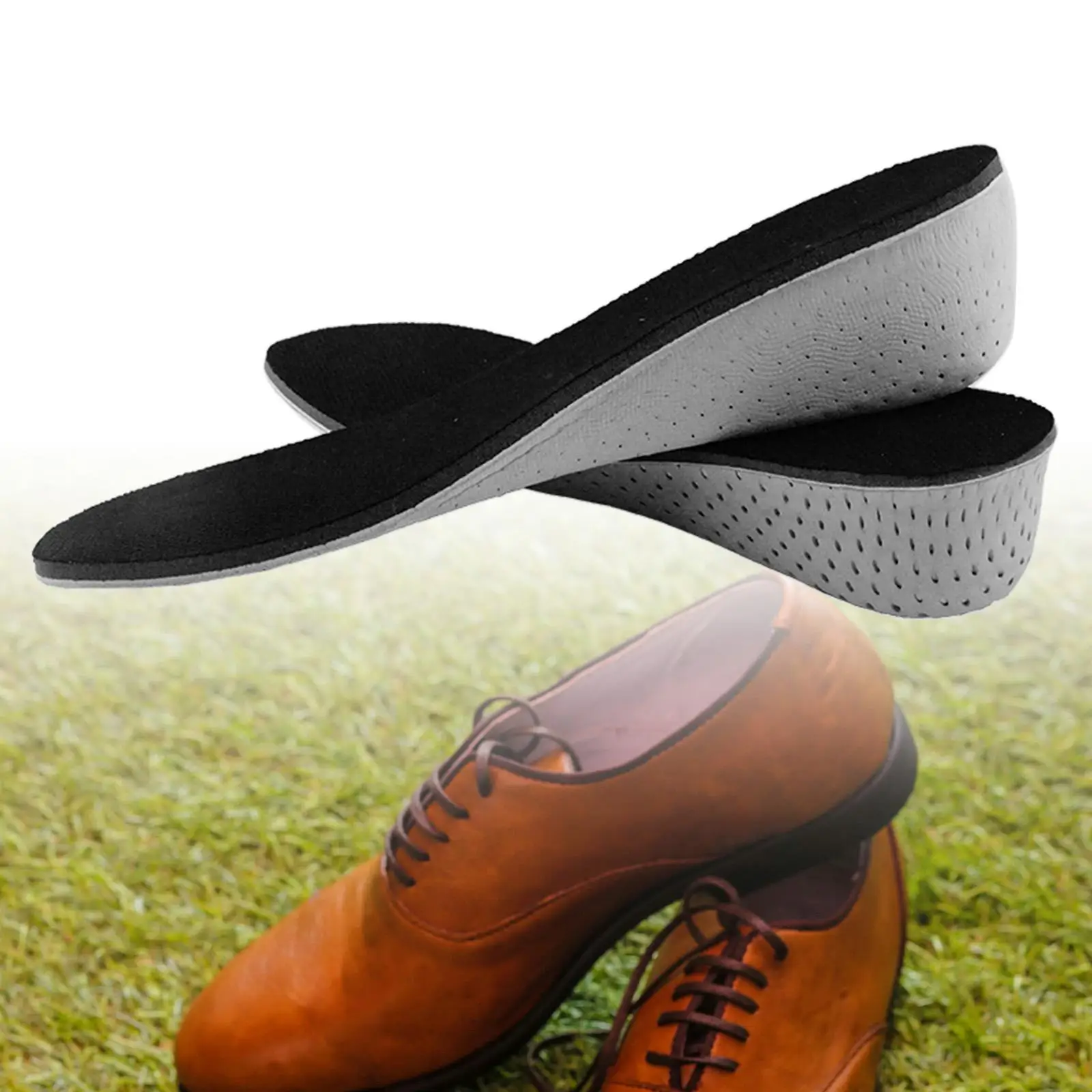 Breathable Height Increase Insoles for Shoes Invisible Heel Lift Inserts Soft Shoe Padding for Sneakers and Boots