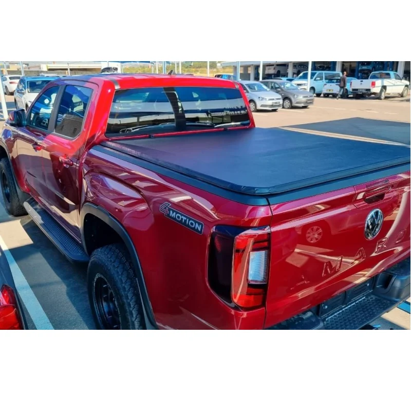 Hot Sale Factory Price Black Soft Fold Pickup Truck bed Tonneau Cover For Volkswagen Amarok